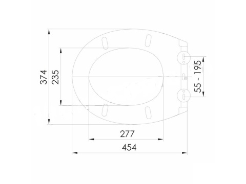 Deska sedesowa wolnoopadająca wypinana Entera