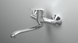 Bateria kuchenna ścienna chrom Boro BMO_080M