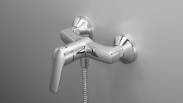 Bateria prysznicowa ścienna chrom Boro BMO_040M