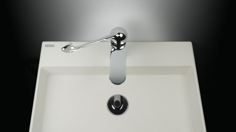 Bateria umywalkowa z dźwignią Clinic chrom Alpinia BGA_020C