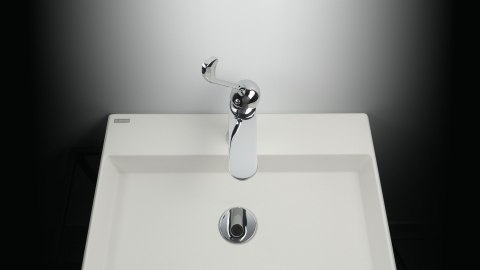 Bateria umywalkowa z dźwignią Clinic chrom Alpinia BGA_020C