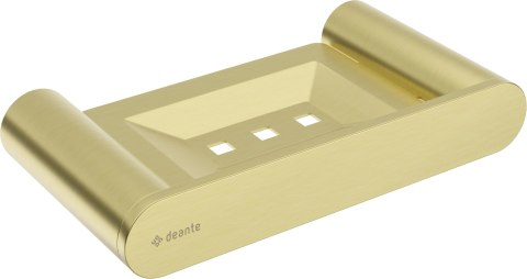 ROUND - Mydelniczka ścienna - złoty szczotkowany - ADR_R411