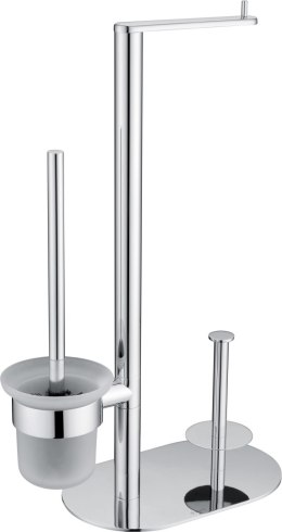 Stojak na papier 3-funkcyjny chrom Round ADR_0732