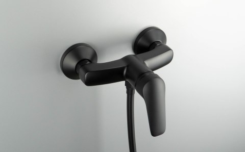 Bateria prysznicowa ścienna nero Boro BMO_N40M