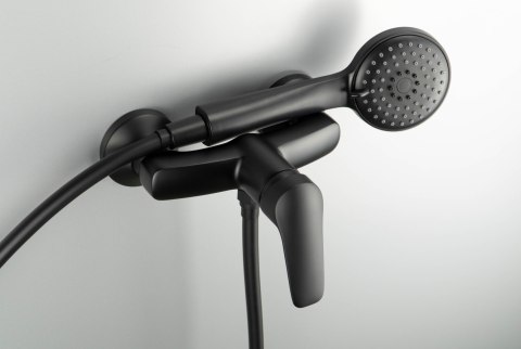 Bateria prysznicowa ścienna nero Boro BMO_N40M