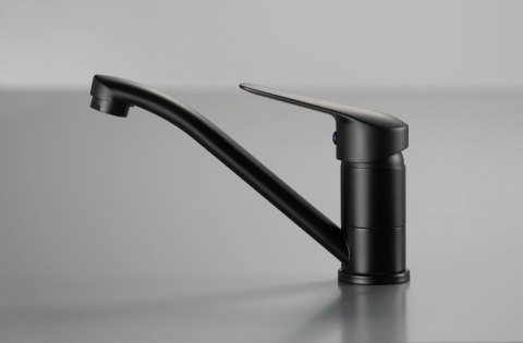 Bateria umywalkowa z obrotową wylewką nero Boro BMO_N26M