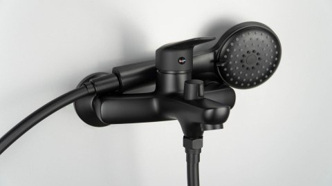 Bateria wannowa ścienna nero Boro BMO_N10M