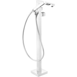 Bateria wannowa wolnostojąca z zestawem prysznicowym chrom Blur BQL_017M