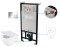 Zestaw WC podtynkowy 6 w 1 biały/chrom Blur CDZS6ZPW