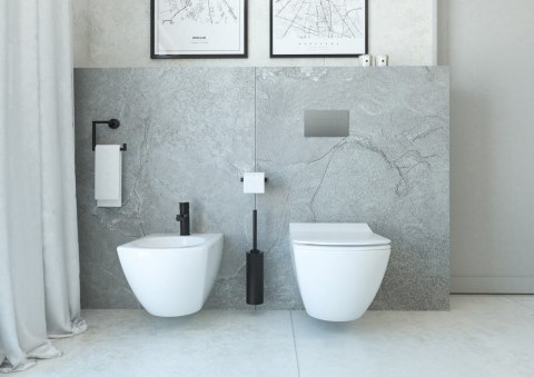 Zestaw WC podtynkowy 6 w 1 biały/chrom Blur CDZS6ZPW