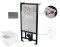 Zestaw WC podtynkowy 6 w 1 biały/titanium Blur CDZT6ZPW