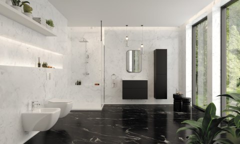 Przycisk spłukujący do stelaży podtynkowych slim - chrom - CST_051P