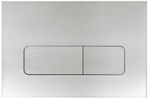 Przycisk spłukujący do stelaży podtynkowych - slim - stal szczotkowana - CST_F51P