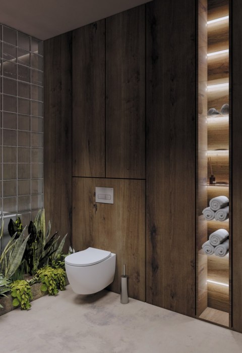 Przycisk spłukujący do stelaży podtynkowych - slim - stal szczotkowana - CST_F51P