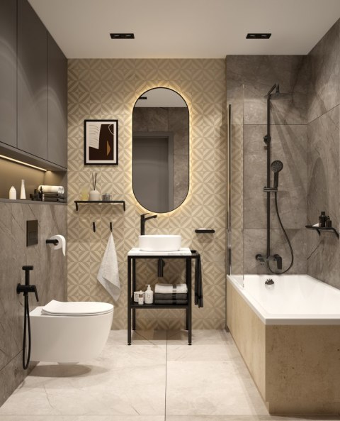 Przycisk spłukujący do stelaży podtynkowych - slim - nero - CST_N51P