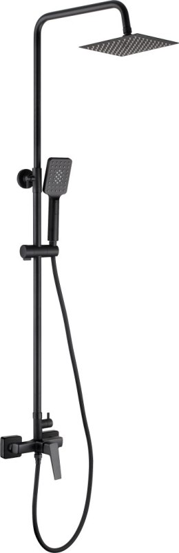 Deszczownica z baterią prysznicową nero Blur NQL_N4XM