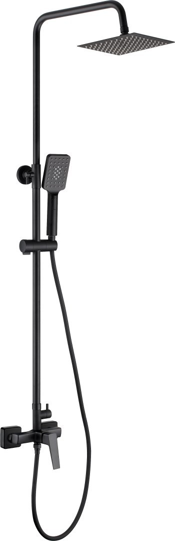 Deszczownica z baterią prysznicową nero Blur NQL_N4XM