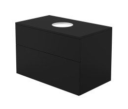 Szafka umywalkowa z blatem 80x47 nero Prizma SDI_NB81