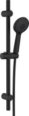 Zestaw prysznicowy 3-funkcyjny z drążkiem nero Jasmin NGJ_N51K
