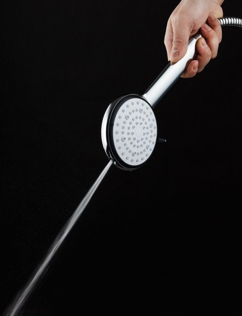 Zestaw prysznicowy 6-funkcyjny chrom Boro NER_051K