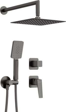 Zestaw prysznicowy podtynkowy titanium Blur NQL_D9YK