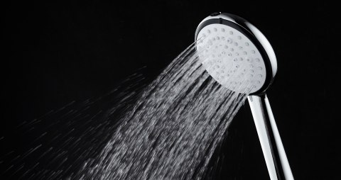 Zestaw prysznicowy punktowy chrom Boro NER_041K