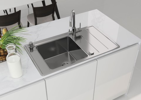 Bateria kuchenna z podłączeniem do filtra wody chrom BCH_064M