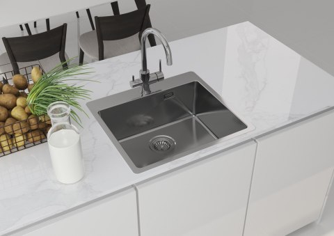 Bateria kuchenna z podłączeniem do filtra wody chrom BCH_064M