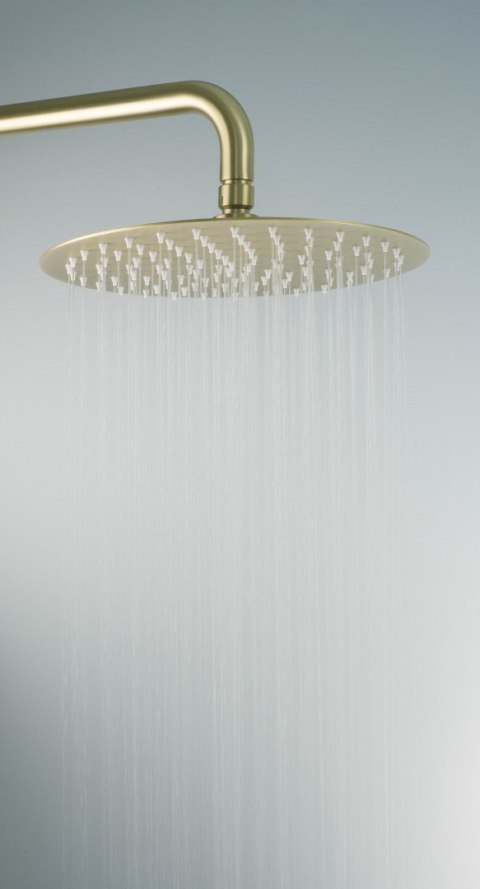 Deszczownica z baterią prysznicową złoty szczotkowany Arnika NQA_R41K