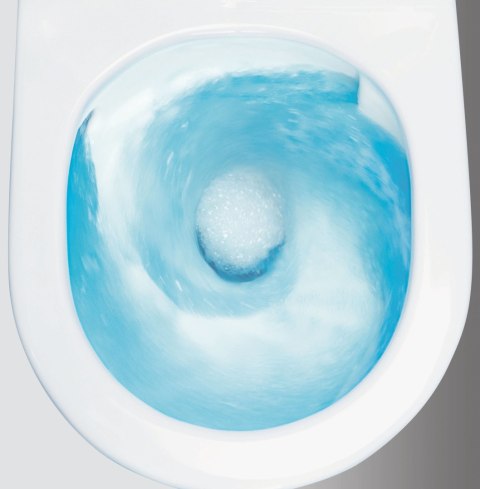 JASMIN - Miska WC z deską bezkołnierzowa - spłukiwanie wirowe - biały - CDJD6ZPW