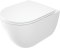 ROUND - Miska WC z deską bezkołnierzowa - biały - CGRD6ZPW