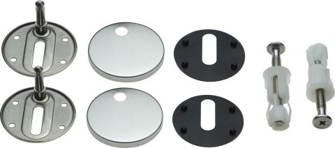 ROUND - Miska WC z deską bezkołnierzowa - biały - CGRD6ZPW