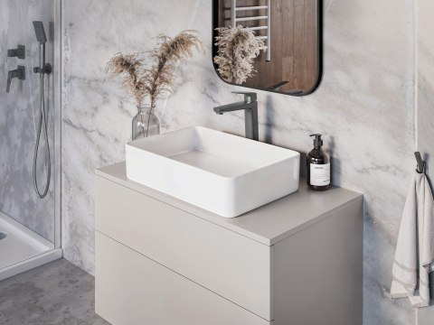 Szafka umywalkowa z blatem 80x47 kaszmir Prizma SDI_KB81