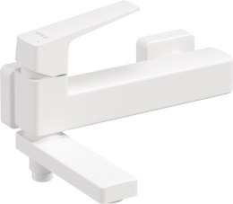 Bateria wannowa ścienna - ze składaną wylewką Blur bianco BQL_A12M