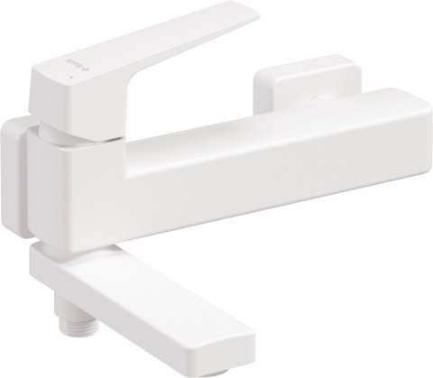 Bateria wannowa ścienna - ze składaną wylewką Blur bianco BQL_A12M