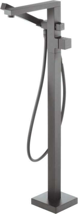 Bateria wannowa wolnostojąca z zestawem prysznicowym titanium Blur BQL_D17M