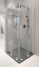 Kabina prysznicowa kwadratowa 90x90 cm PRIZMA bianco - KPNAP09P09
