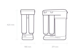 RO-101S Morion System odwróconej osmozy z 5 litrowym zapasem czystej wody + GRATISY