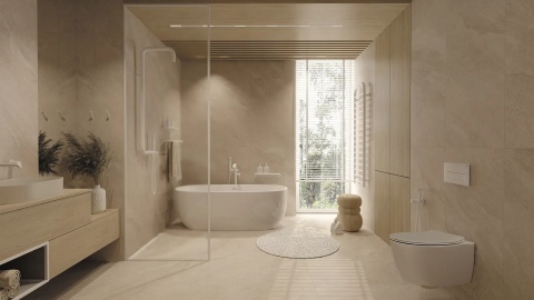 Zestaw WC podtynkowy 6 w 1 biały/bianco Blur CDZA6ZPW