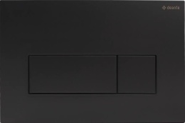 JASMIN - Zestaw WC podtynkowy 6 w 1 - spłukiwanie wirowe nero/biały - CDJN6ZPW