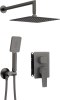 Zestaw prysznicowy podtynkowy z BOXem mieszaczowym - titanium BLUR BXYZDQLM